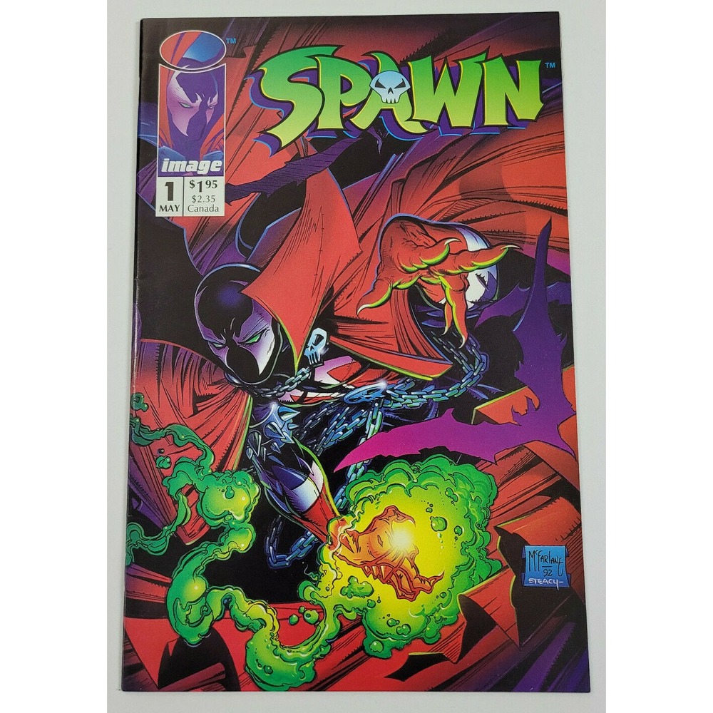 SPAWN # 1 (1992) IMAGE COMICS / INTERIOR ERROR / TODD MCFARLANE 1ST APPEARANCE